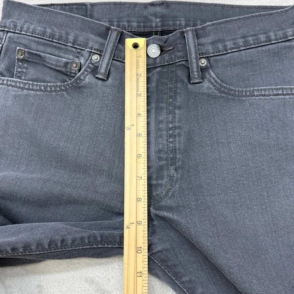 Levi's 511 Slim Fit Jeans‎ Mens 31x32 Charcoal Gray Stretch Denim Casual Preppy